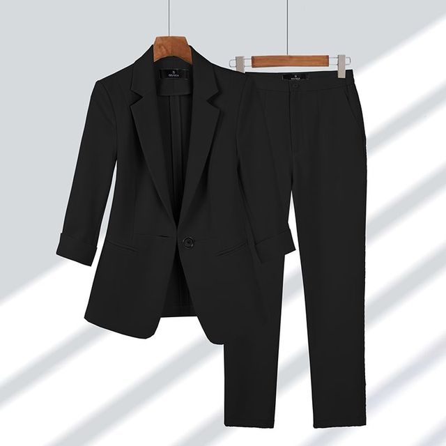 Bernice – Tijdloze Blazer met Bijpassende Broek