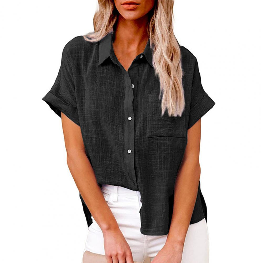 Gracey | Luchtige Linnen Blouse met Elegante Uitstraling