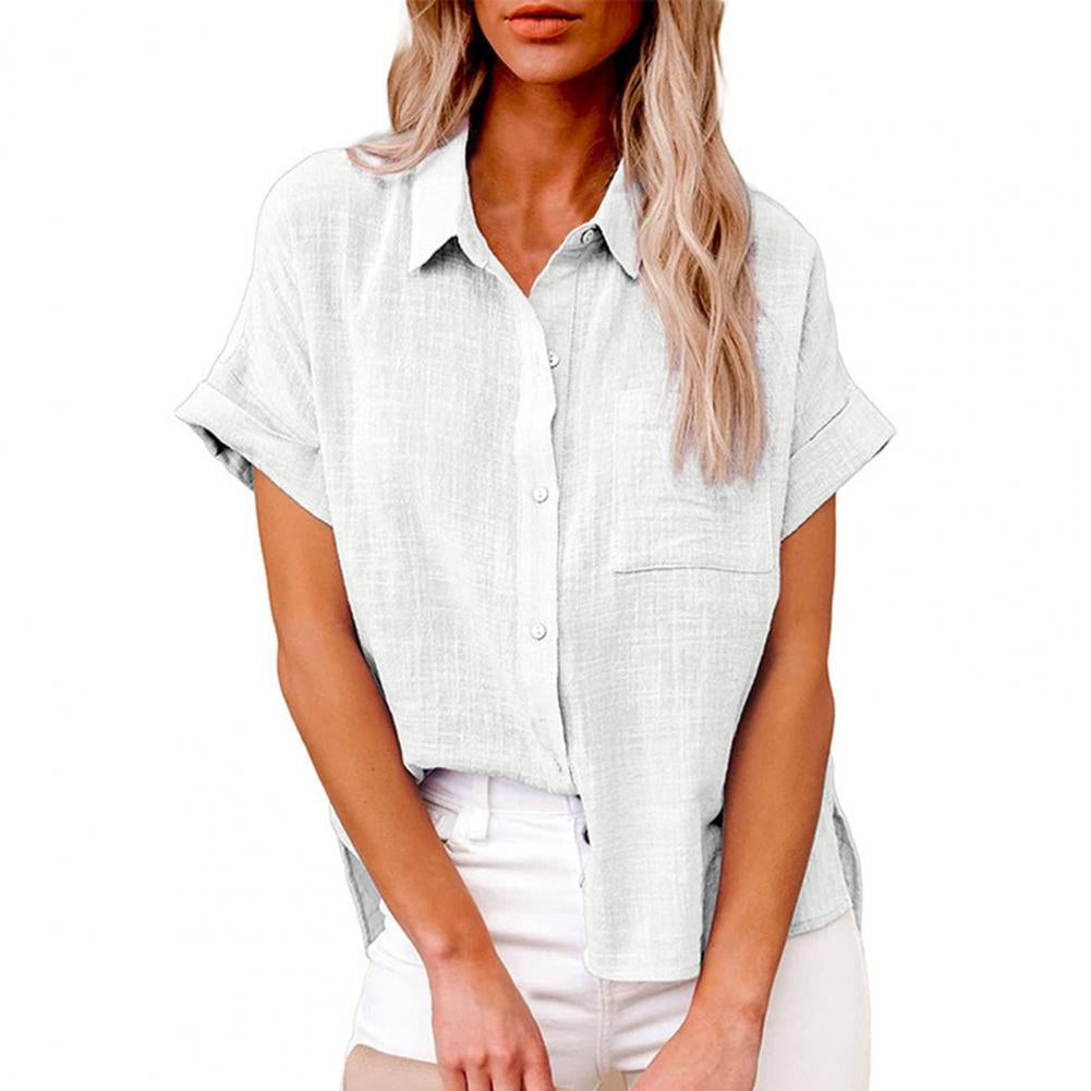 Gracey | Luchtige Linnen Blouse met Elegante Uitstraling