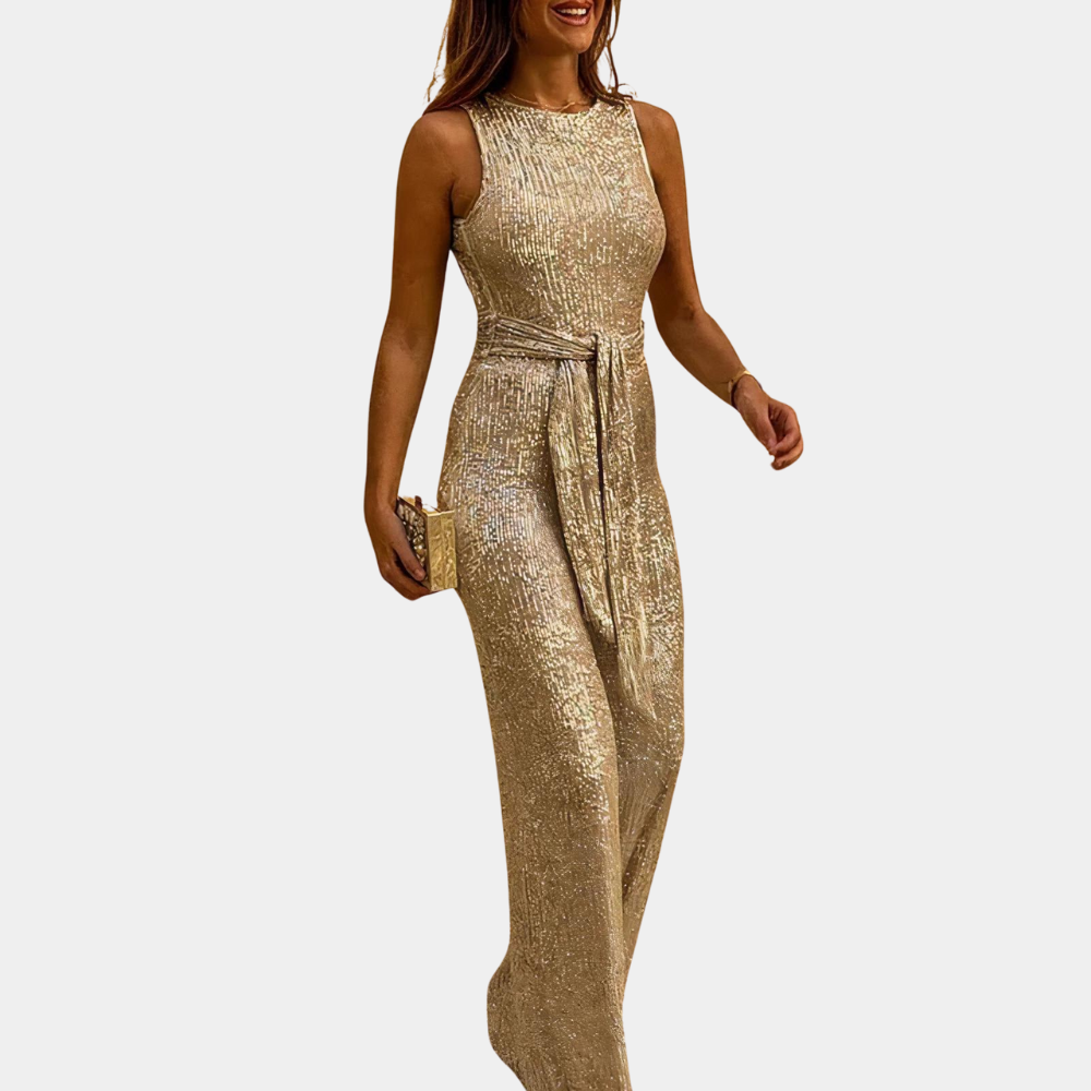 Jaelynn | Glitter Jumpsuit voor Dames – Stralend en Stijlvol