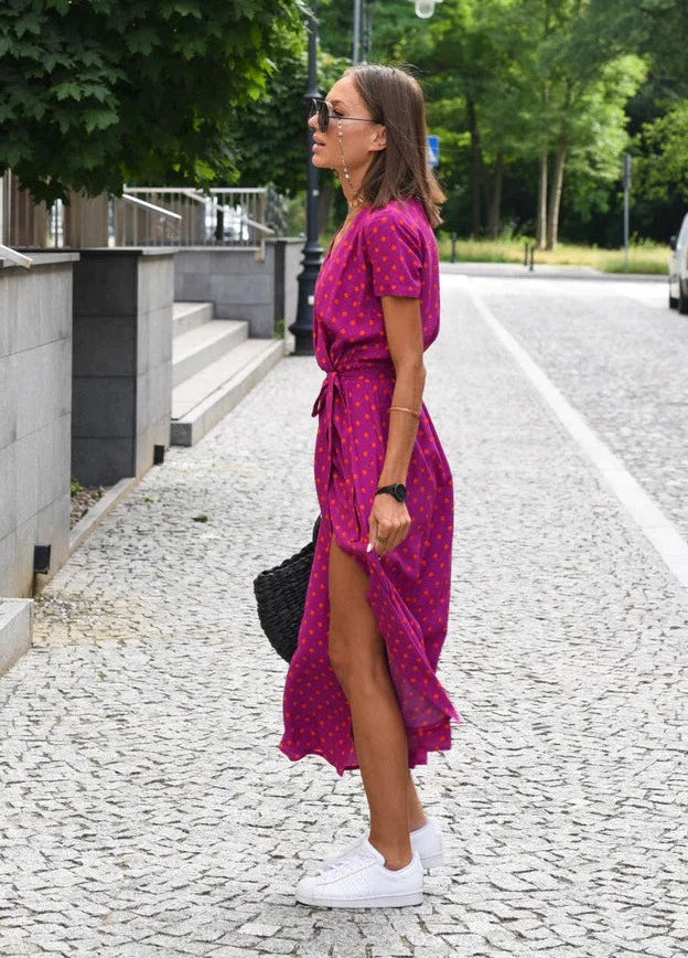 Marloes - Licht en comfortabel zomerjurkje met print
