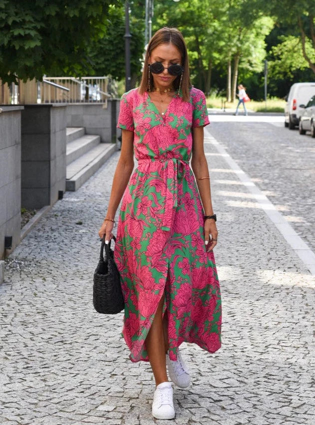 Marloes - Licht en comfortabel zomerjurkje met print