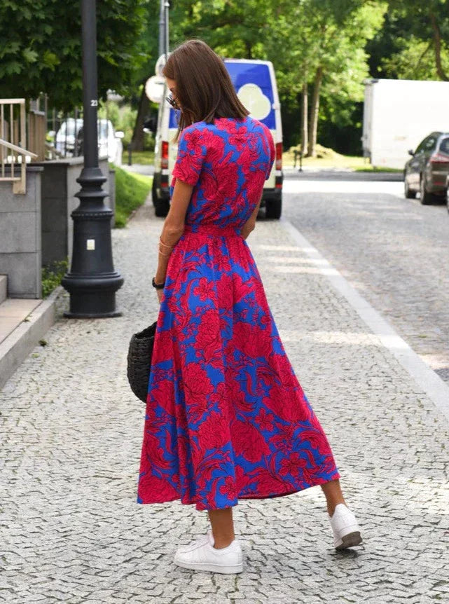 Marloes - Licht en comfortabel zomerjurkje met print