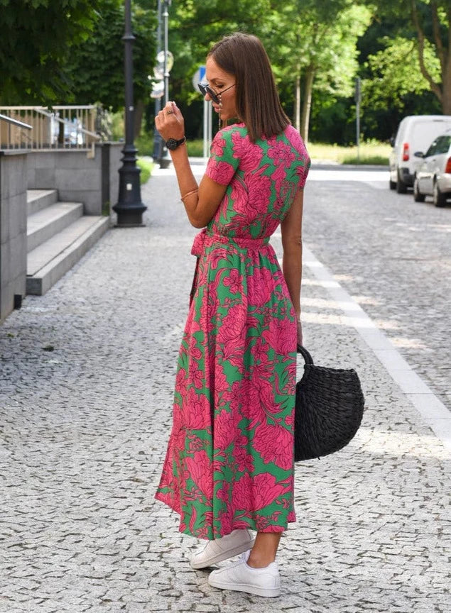 Marloes - Licht en comfortabel zomerjurkje met print