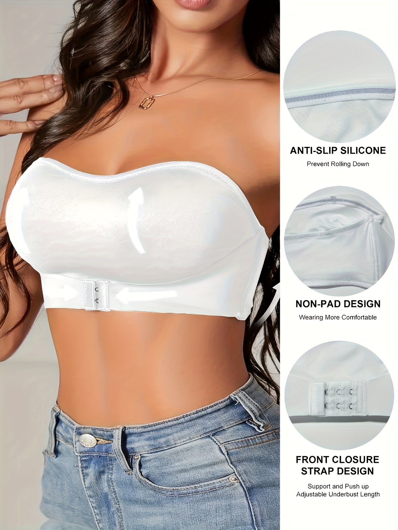 Lexi | Sportieve Naadloze Antislip Bandeau Bh