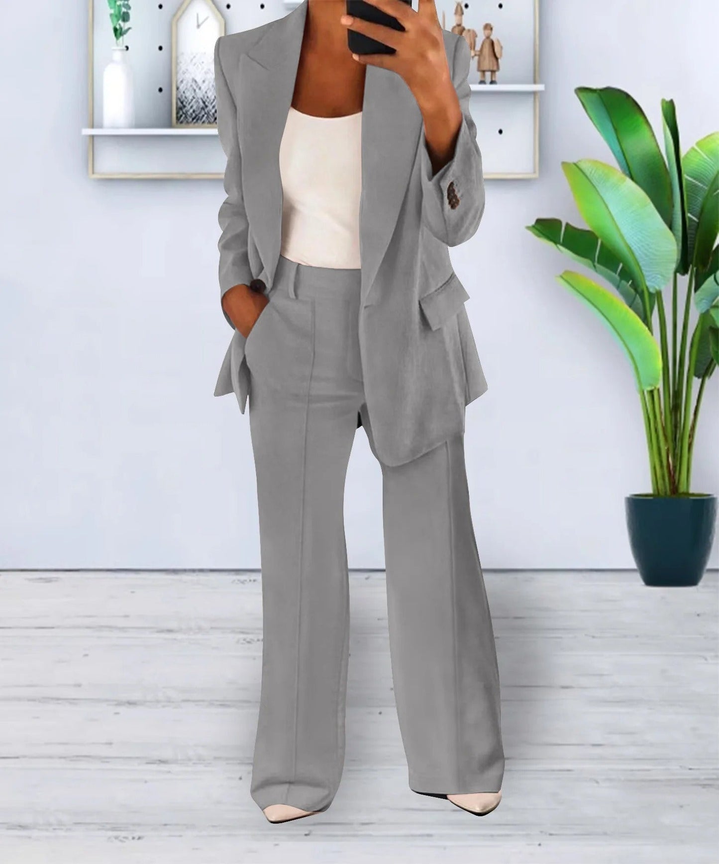 June | Dames co-ord set met blazer en broek