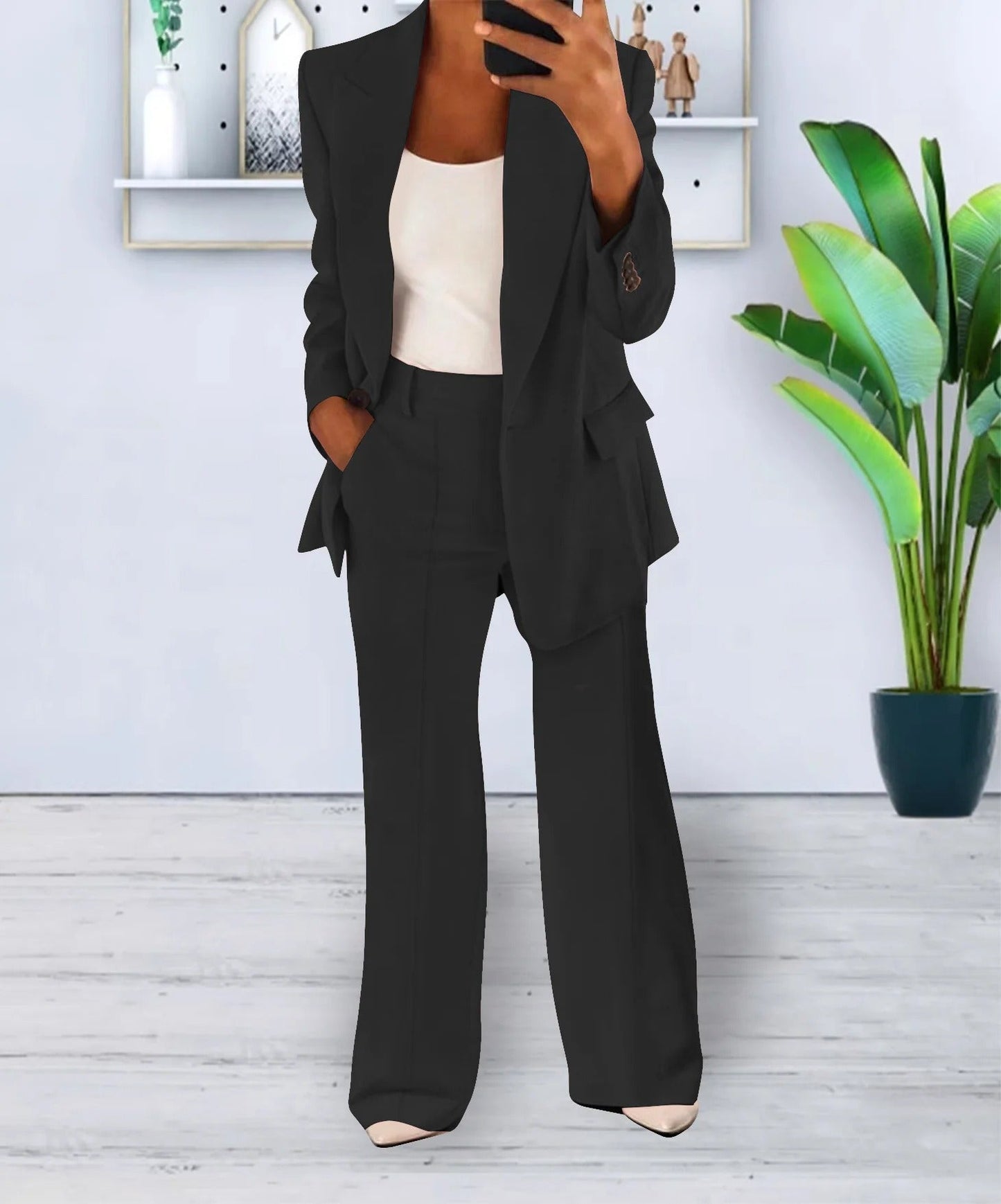 June | Dames co-ord set met blazer en broek