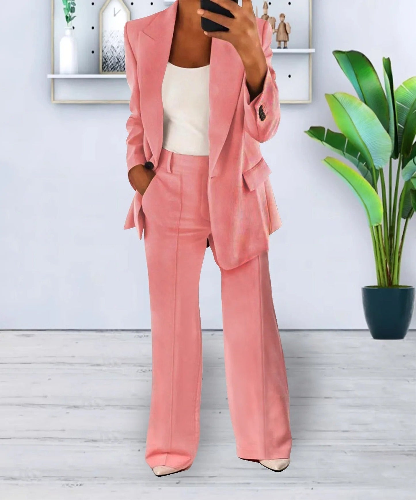 June | Dames co-ord set met blazer en broek