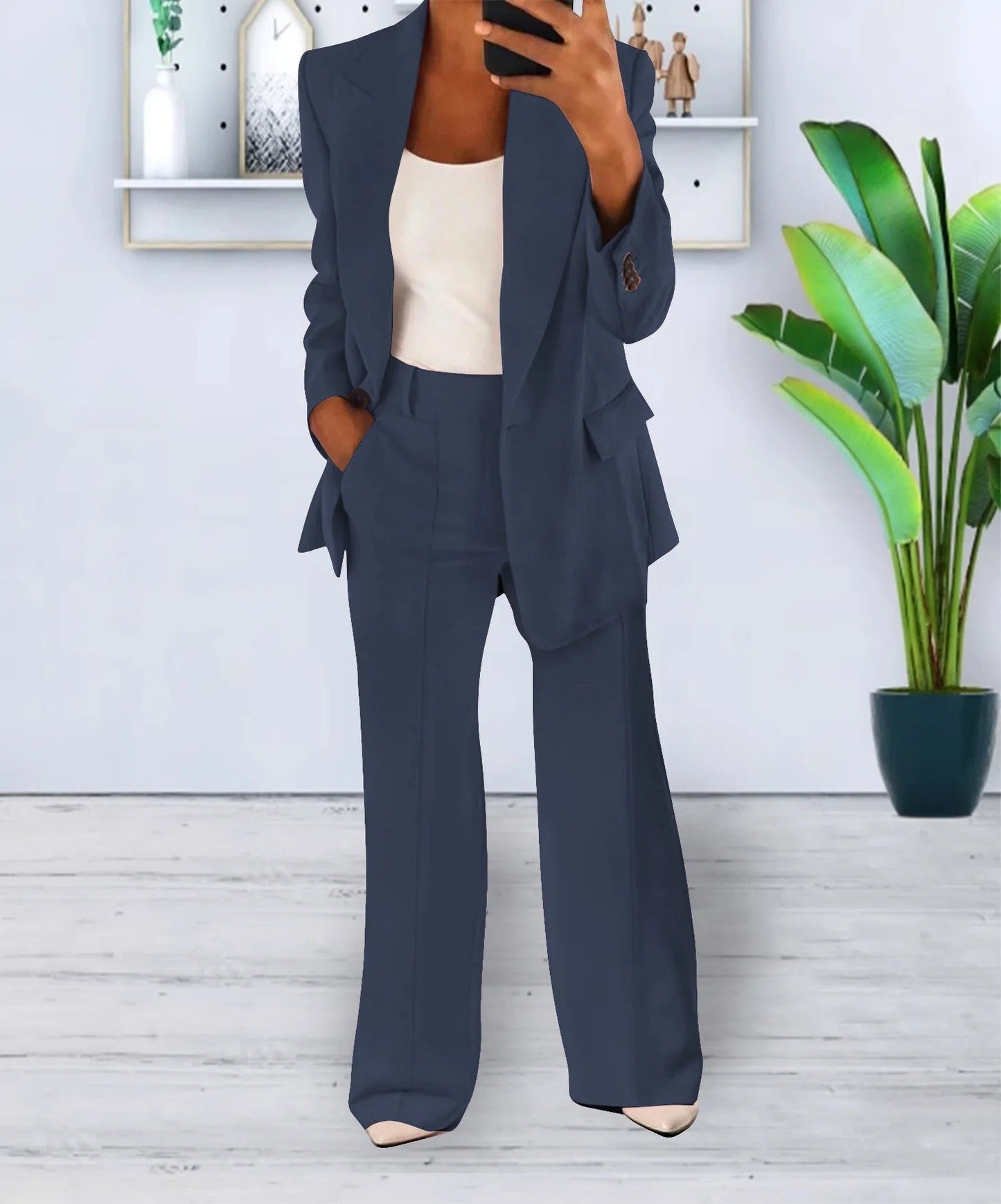 June | Dames co-ord set met blazer en broek