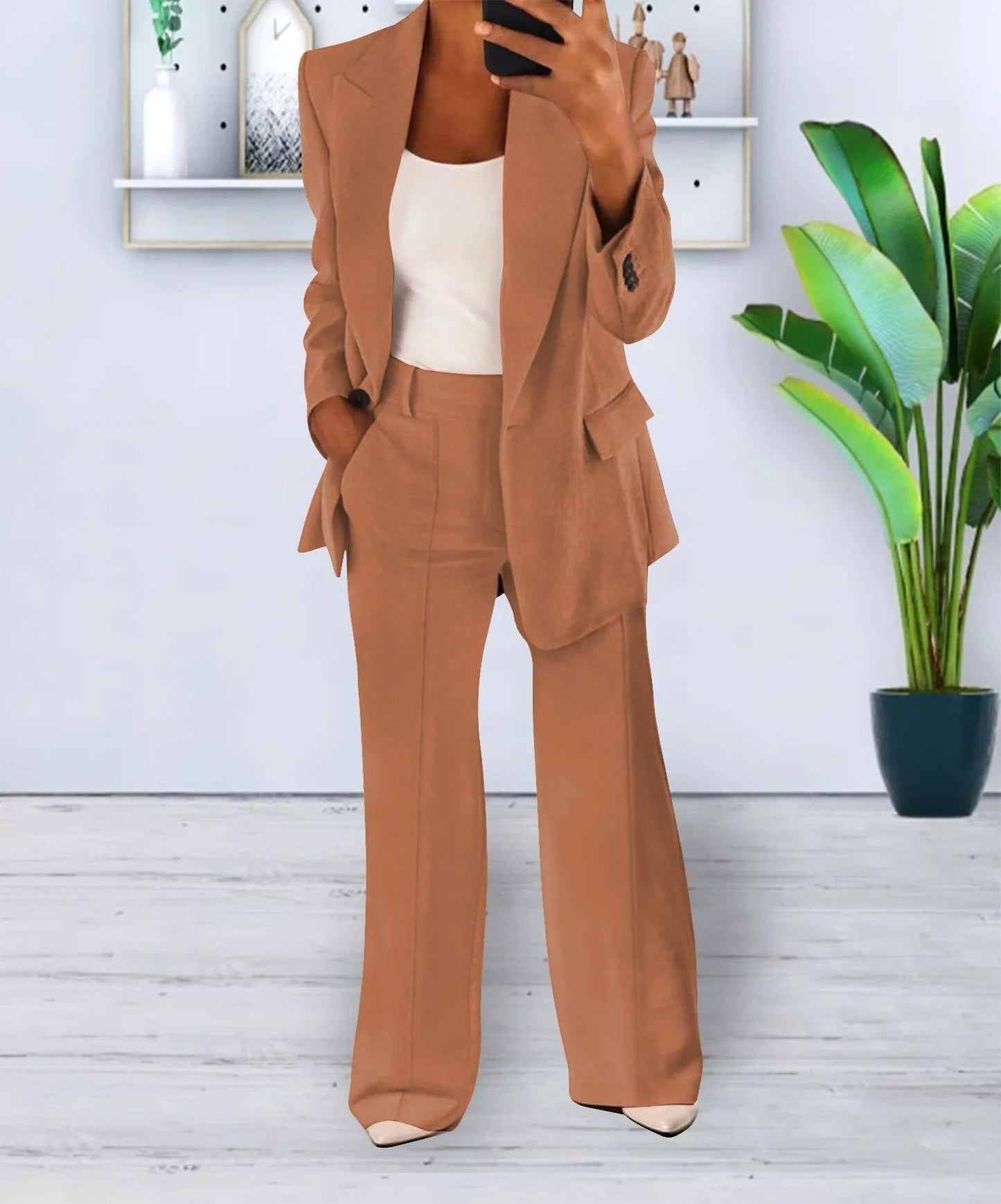 June | Dames co-ord set met blazer en broek