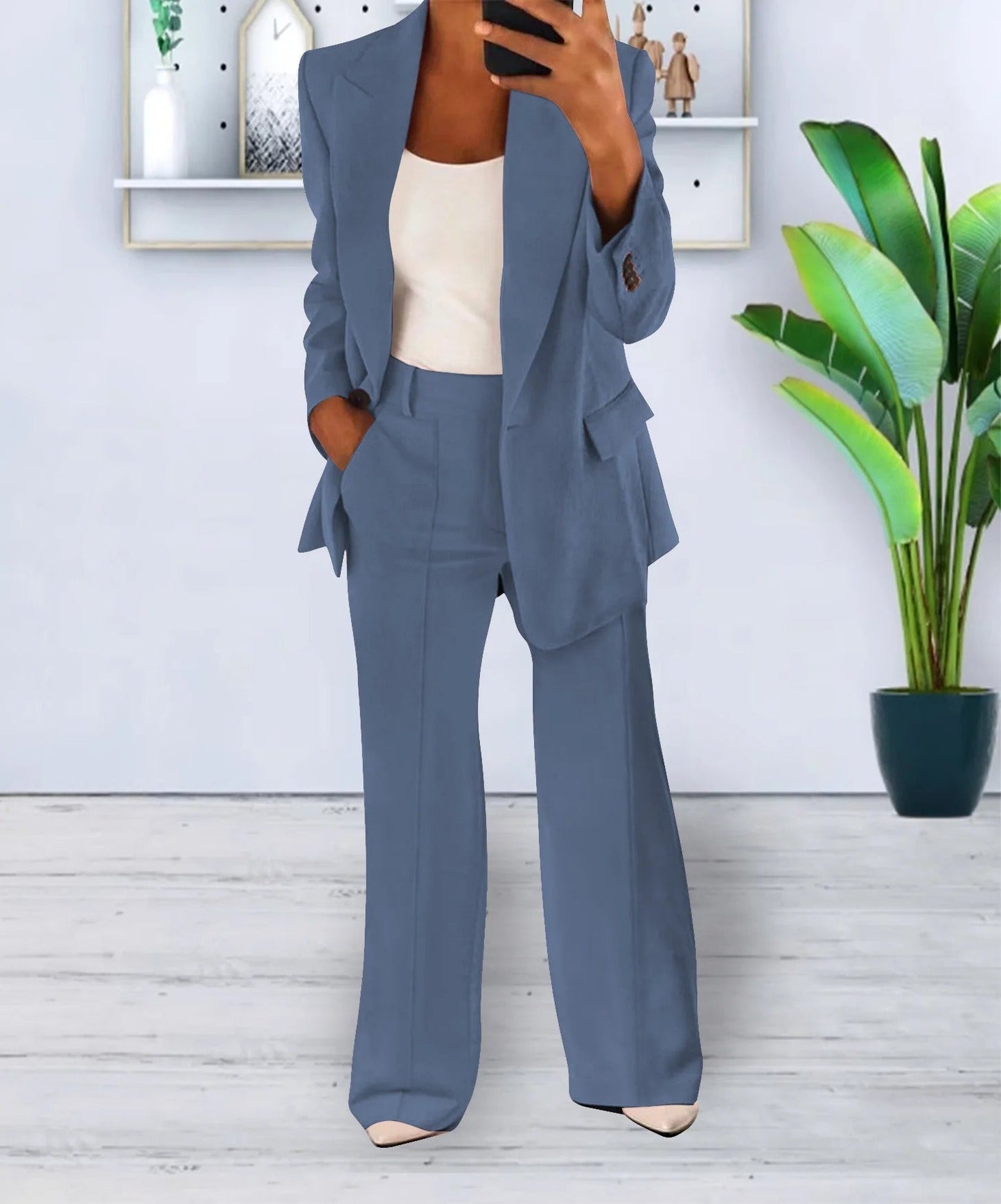 June | Dames co-ord set met blazer en broek