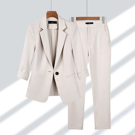Bernice – Tijdloze Blazer met Bijpassende Broek
