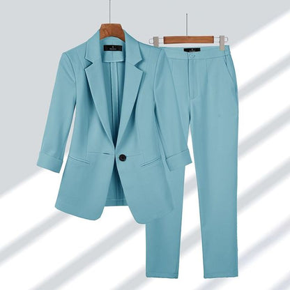 Bernice – Tijdloze Blazer met Bijpassende Broek