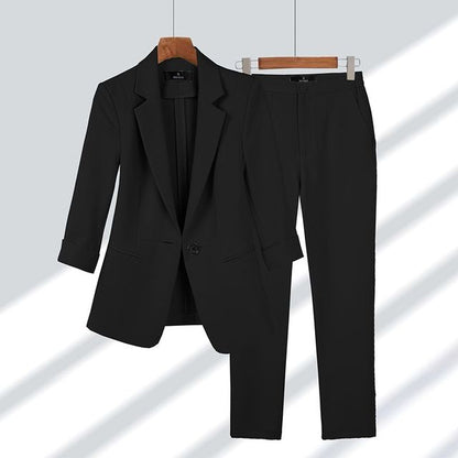 Bernice – Tijdloze Blazer met Bijpassende Broek