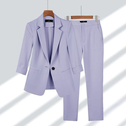 Bernice – Tijdloze Blazer met Bijpassende Broek