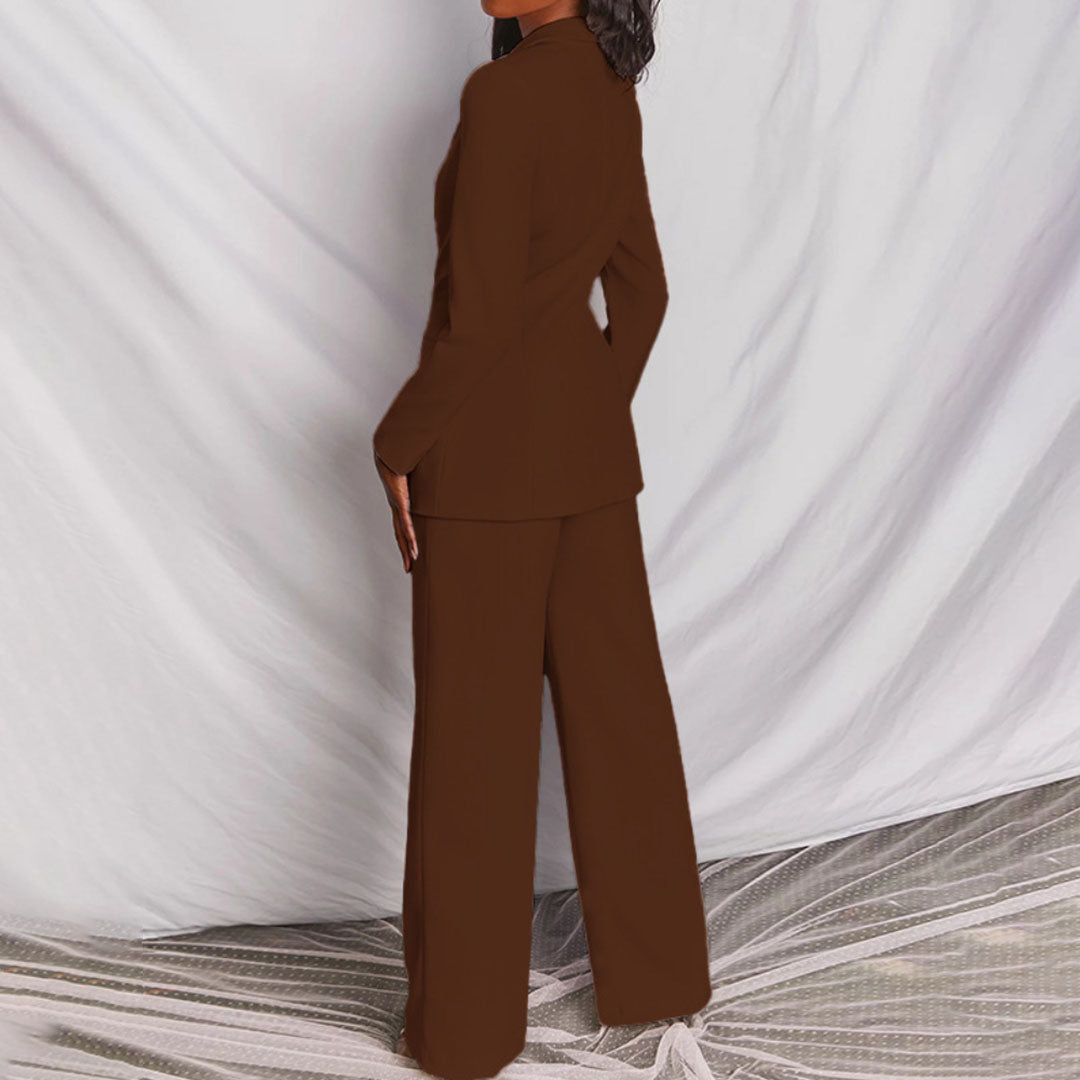 Lori - Stijlvolle Zakelijke Set [Blazer + Broek]
