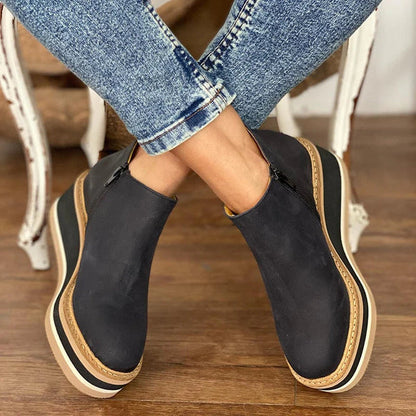 JOSINA | Lage Enkellaarzen voor Dames – Comfort en Stijl in Één
