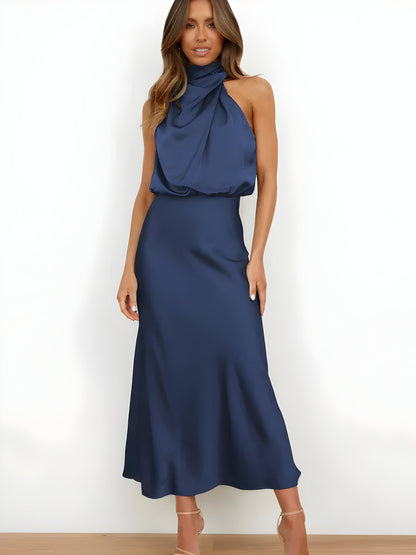 Lisea | Luxe Satijnen Elegante Jurk