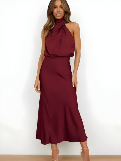 Lisea | Luxe Satijnen Elegante Jurk