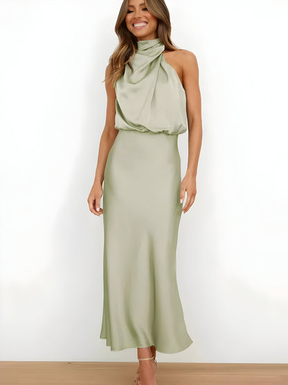 Lisea | Luxe Satijnen Elegante Jurk