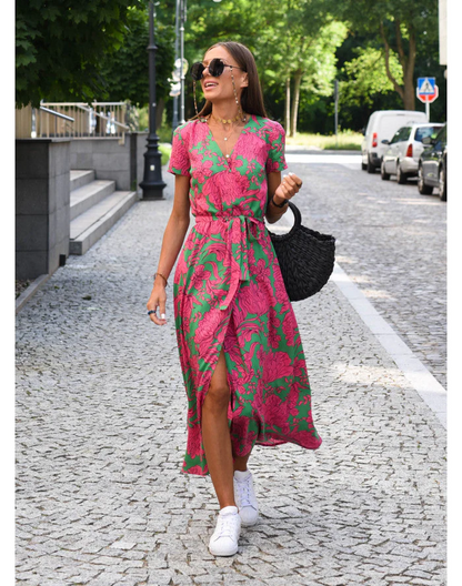 Marloes - Licht en comfortabel zomerjurkje met print