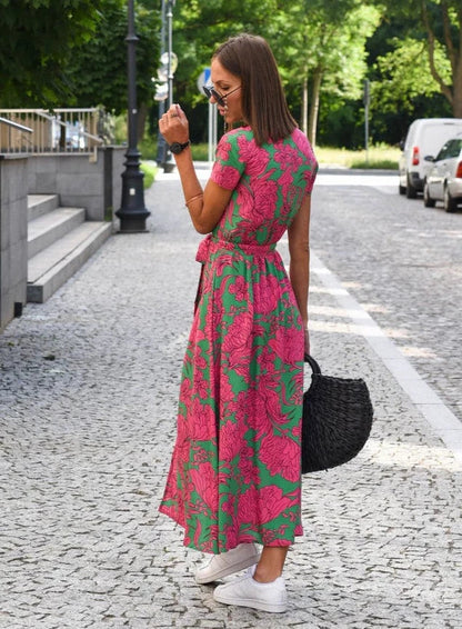 Marloes - Licht en comfortabel zomerjurkje met print