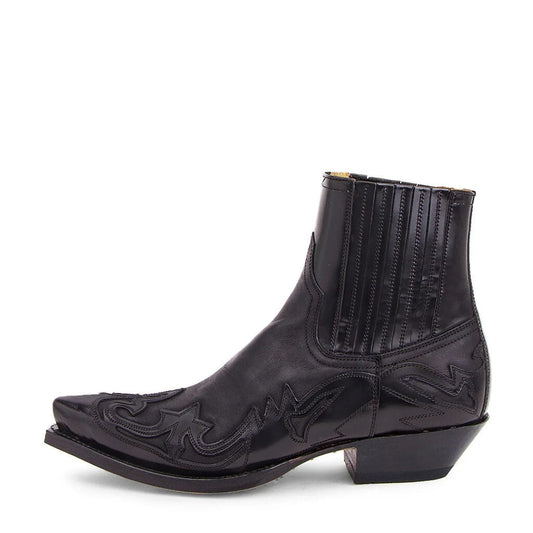 Melany | Leren Cowboylaarzen met Hak